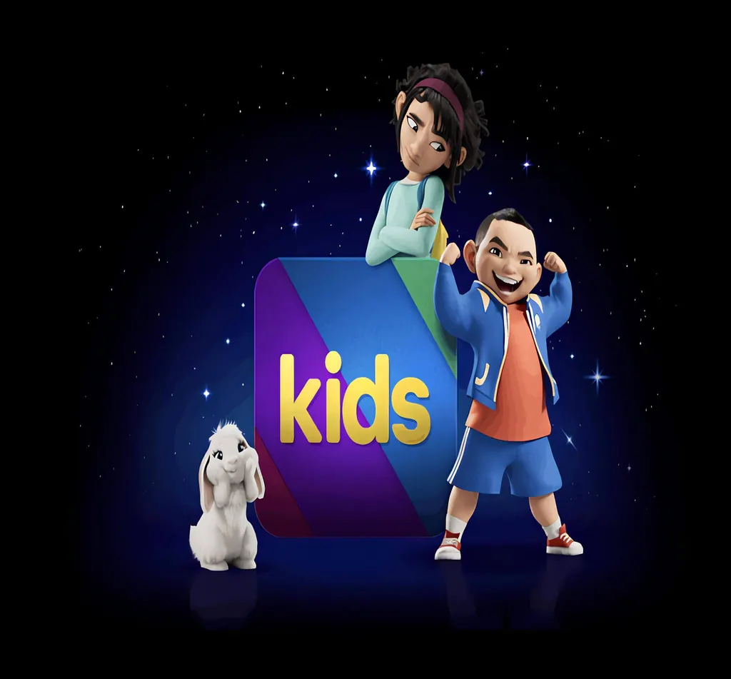 Colorful cartoon character for the kids category